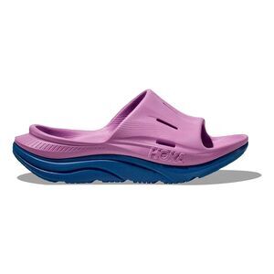 Hoka Ora Recovery Slide 3 Cyclamen Purple Sky Blue Sandal Mens Size 14